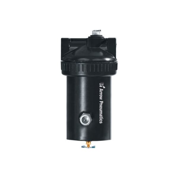 Arrow Pneumatics F508-08W, Coalescing/Oil Filter, 1" NPT, Metal Bowl, 0.3 Micron, 150 CFM, 250 PSI F508-08W - main